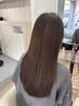 似合わせカット＋艶ストレート＋ピーリングTR　21800円→20700円