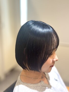 レム 泉中央店(L.E.M) ボブ×ブルーブラック