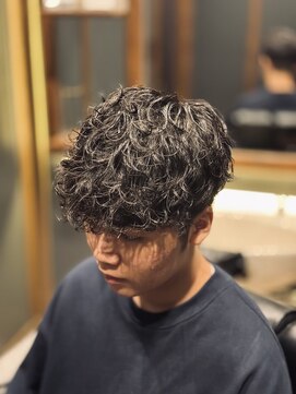 銀座 シノ 灯(shino HANARE) マッシュパーマ