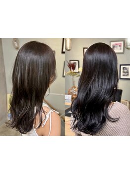 ミディアム・ロングヘアの魅力を最大限に。最旬レイヤーカットで洗練された印象へと昇華させます。