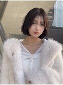 美髪レイヤーカット/顔まわりレイヤー/くびれミディアムレイヤー