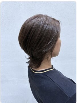 ブロッサム 東久留米店(Blossom) 大人可愛い◎小顔ショートウルフ×ひし形レイヤー