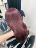 ブリーチありorなしWカラー＋髪質改善トリートメント ￥17600