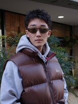 オムズ(OM's) メンズカットスパイキーショートピンパーマアクティブショート