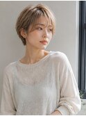 ハイトーンショート/ブリーチショート/透明感