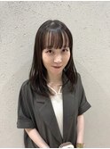 顔周りカット/シースルーバング