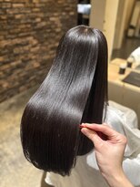 アイズニューヨークプレミアムトヤマ(I's New York PREMIUM TOYAMA)&nbsp;髪質改善ストレート/ロング/ダークブラウン/艶髪