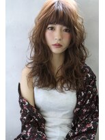 ブラン 梅田(Blanc)&nbsp;【Blanc】外国人風とろみエアリーカール＿セミロング