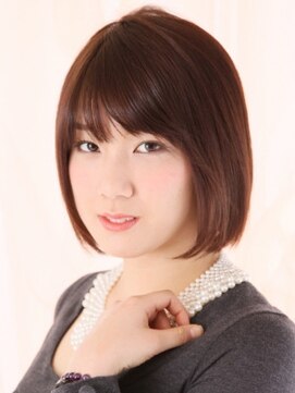 エマージュ 大宮(Emerge) 大人可愛いナチュラルストレートベーシックボブstyle