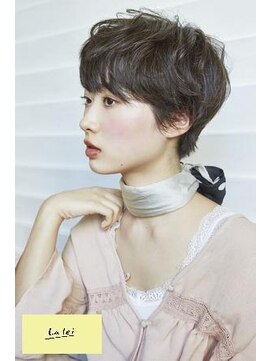 ラレイ(Lalei) 表参道駅/青山　エッジショート丸みショート　辻幸奈