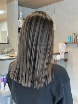 リエンス(RIENS) 【RIENS】バレイヤージュセミロング×山本優舞