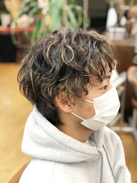 ベル(BELL) パーマにハイライト♪【BELL用賀/桜新町】