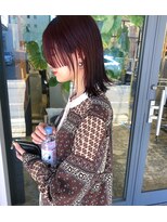 マメ(mame)&nbsp;ボブ/ハンサムバング/オータムレッド