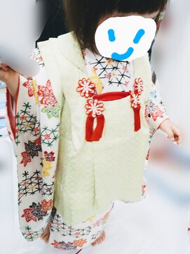 キスミー プラス(Kiss me +) 3歳 被布着付け