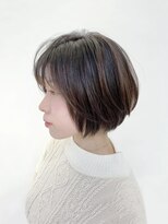 ヘアアンドメイク ニューヨーク ニューヨーク 長岡天神店(Hair&Make NYNY) ツヤとまとまりの前下がりショートボブ