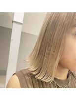 アースコアフュールボーテ 新潟中野山店 (EARTH coiffure beaute) デザインインナーブリーチハイライトバレイヤージュ