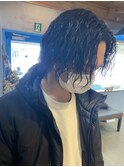 ツイストスパイラルパーマ/アッシュブラック