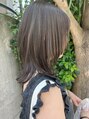 ローブ アオヤマ(LOAVE AOYAMA) 細かいハイライトを入れて柔らかくて透け感のあるolive gray