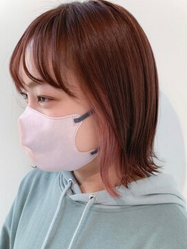 リンダバイネオリーブ 白楽店(Linda by neolive) 春におすすめ垢抜け暖色インナーカラーデザインカラー