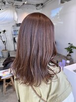 ロカ 表参道(loka)&nbsp;外ハネ/ベージュカラー[表参道/ブリーチ/ハイライト]Mai