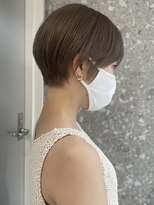 サンク 原宿 表参道(cinq)&nbsp;ショートヘア×ミルクティーベージュカラー