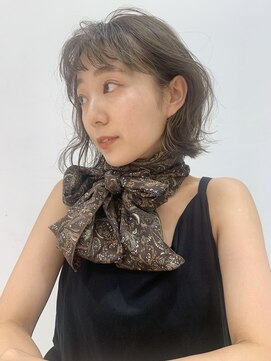 ユニコ(unico) ニュアンスボブ/まろやかベージュ