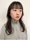 ロングレイヤー/顔まわりレイヤー/フェイスレイヤー/コテ巻き