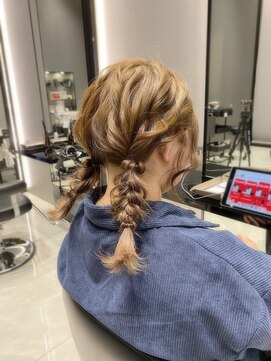 ハルキミナト ジャパン ヨコハマ(HARUKI MINATO japan YOKOHAMA) ツインテールアレンジ/ライブヘアセット/みなとみらいヘアセット