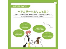 《ヘアカラーソムリエ》継続性のあるヘアカラーデザインを通じて、なりたい印象を叶えるスペシャリスト