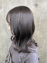 松本平太郎美容室 大宮店&nbsp;韓国風巻きオリーブカラー