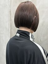 ヤイエ 青山店(yiye)&nbsp;大人ボブ大人ショートボブ切りっぱなしボブ前髪あり前下がりボブ