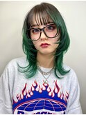 ロングウルフカットミディアムウルフシャギーレイヤーカット