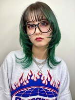 アリー(ally) ロングウルフカットミディアムウルフシャギーレイヤーカット