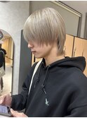 #ブロンドカラー/20代/30代/艶髪/ブロンド/ダブルカラー