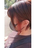 アントワープトーキョー(antwerp TOKYO)&nbsp;インナーカラー/イヤリングカラー/前下がりショート