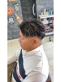 スキンフェード×ハイライト