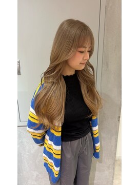 ヨーク(YOKE) YOKE/ミルクティー/ベージュ/ブリーチ/ハイトーン