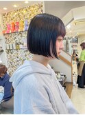 ツヤっと丸ボブで大人シンプルに◎横浜【成田】