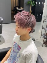 メンズサロン キング 梅田店(Men’s salon K!ng)&nbsp;波巻きツイストスパイラルパーマ/フェザーパーマ/眉毛/メンズ