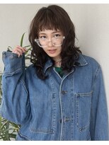 海外風くせ毛パーマニュアンスパーマレイヤーカット