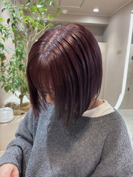 ジーニー 横浜(giinii) 横浜/暖色/赤髪/ボブ