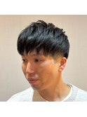 好印象な爽やかショート　メンズカット/ツーブロック/黒髪