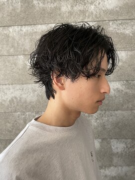 ニアウ 伊勢崎連取店(Niau) メンズマッシュシャドウパーマメンズパーマ