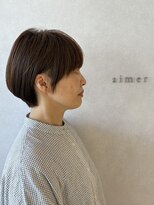エメ バイ ヘアーポケット(aimer by hair pocket)&nbsp;*+aimerが叶える...マッシュショート×ツーブロック*