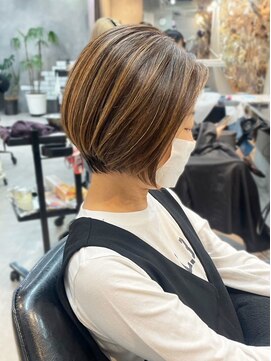 ティダスマイル(tida smile) グレージュショート20代30代40代東久留米