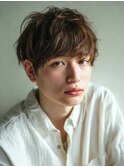 フェザーショート/刈り上げショート/ニュアンスデザイン/メンズ