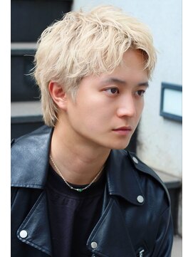 リークフー(Ree cu fuu) スパイキーショートボックスショートシャドーパーマ