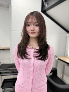 シーシンジュク 新宿南口(Sea shinjuku) ブリーチなしダブルカラーで作るオリーブベージュ＋ハイレイヤー