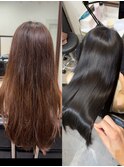 髪質改善◆うるツヤロング◆透明感カラー