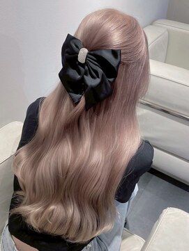 17180ダブルカラーモーブブラウンレイヤーカットココアブラウン